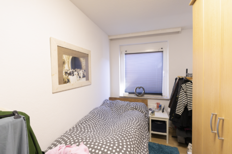 Charmante Erdgeschoss-Wohnung in stadtnaher Wohnlage – ideal für Singles - Schlafzimmer (42928)
