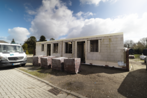 Neubau Doppelhaushälften in bevorzugter ruhiger Sackgassenlage von Moormerland-Warsingsfehn - Außenansicht (42635)