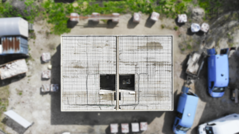 Neubau Doppelhaushälften in bevorzugter ruhiger Sackgassenlage von Moormerland-Warsingsfehn - Draufsicht (42637)