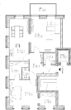 Charmante 2-Zimmerwohnung in einer Neubau-Villa mit Tiefgarage in zentraler Lage von Aurich - Grundriss