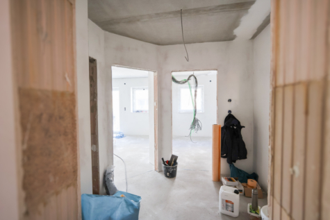 Neubau: Lichtdurchflutete 2-Zimmer-Wohnung im 1. Obergeschoss mit Aufzug - Flur (40420)