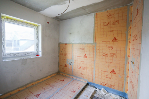 Neubau: Lichtdurchflutete 2-Zimmer-Wohnung im 1. Obergeschoss mit Aufzug - Badezimmer (40419)