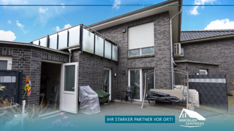 Neuwertige 2-Zimmer Erdgeschosswohnung mit Terrasse und Garten - Außenansicht (42180)