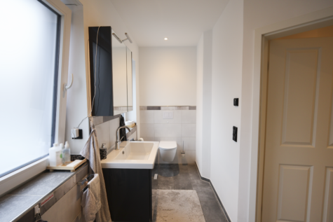 Neuwertige 2-Zimmer Erdgeschosswohnung mit Terrasse und Garten - Badezimmer (42188)