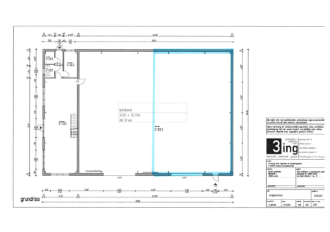 Moderne Lagerfläche im Gewerbegebiet Schirum zu vermieten - Grundriss (42968)