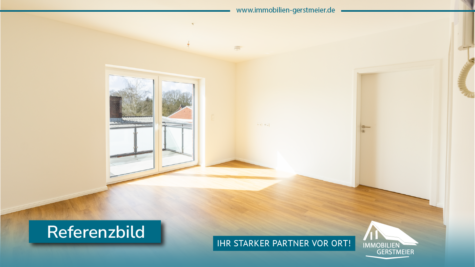Stilvolle 3-Zimmer-Wohnung im Neubau, 1. OG – Aufzug, Balkon & Ortskernlage - Titel- und Referenzbild (43195)