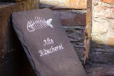 Detail - Schiefertafel - Besondere Lage am Kutterhafen – Ferienhaus mit Hafen- und Weitblick über das Weltnaturerbe Wattenmeer