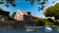 Titelbild - Ansicht Hafenseite - Besondere Lage am Kutterhafen – Ferienhaus mit Hafen- und Weitblick über das Weltnaturerbe Wattenmeer