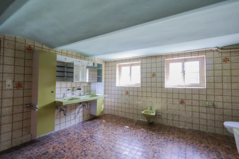 Zahlreiche Nutzungsmöglichkeiten – Wohn- und/oder Gewerbeobjekt in stadtnaher Wohnlage von Aurich! - Badezimmer - Keller (34825)