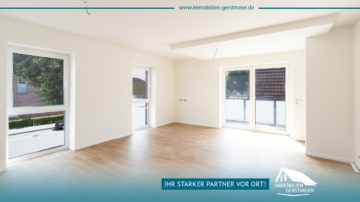 Helle 2-Zimmer-Obergeschosswohnung – Neubau in Top-Zentrumslage, 26670 Uplengen, Apartment