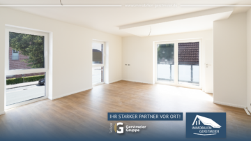 Helle 2-Zimmer-Obergeschosswohnung – Neubau in Top-Zentrumslage, 26670 Uplengen, Apartment