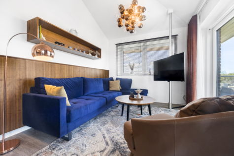 Voll ausgestattetes, luxuriöses Penthouse mit Urlaubsflair und Weitblick - Wohnen/Essen/Kochen (43032)